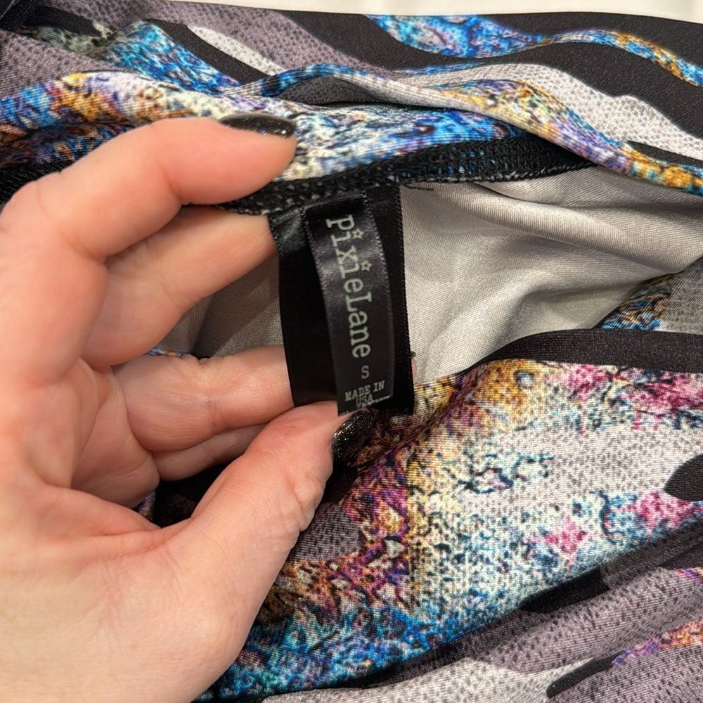 Pixie Lane Women's Camo Multi Colored Leggings - image 2